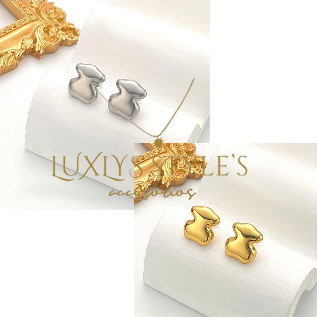 Aretes Estilo Oso Gloss